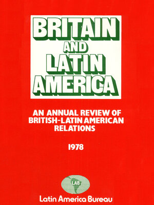 cover image of Britain and Latin America 1978